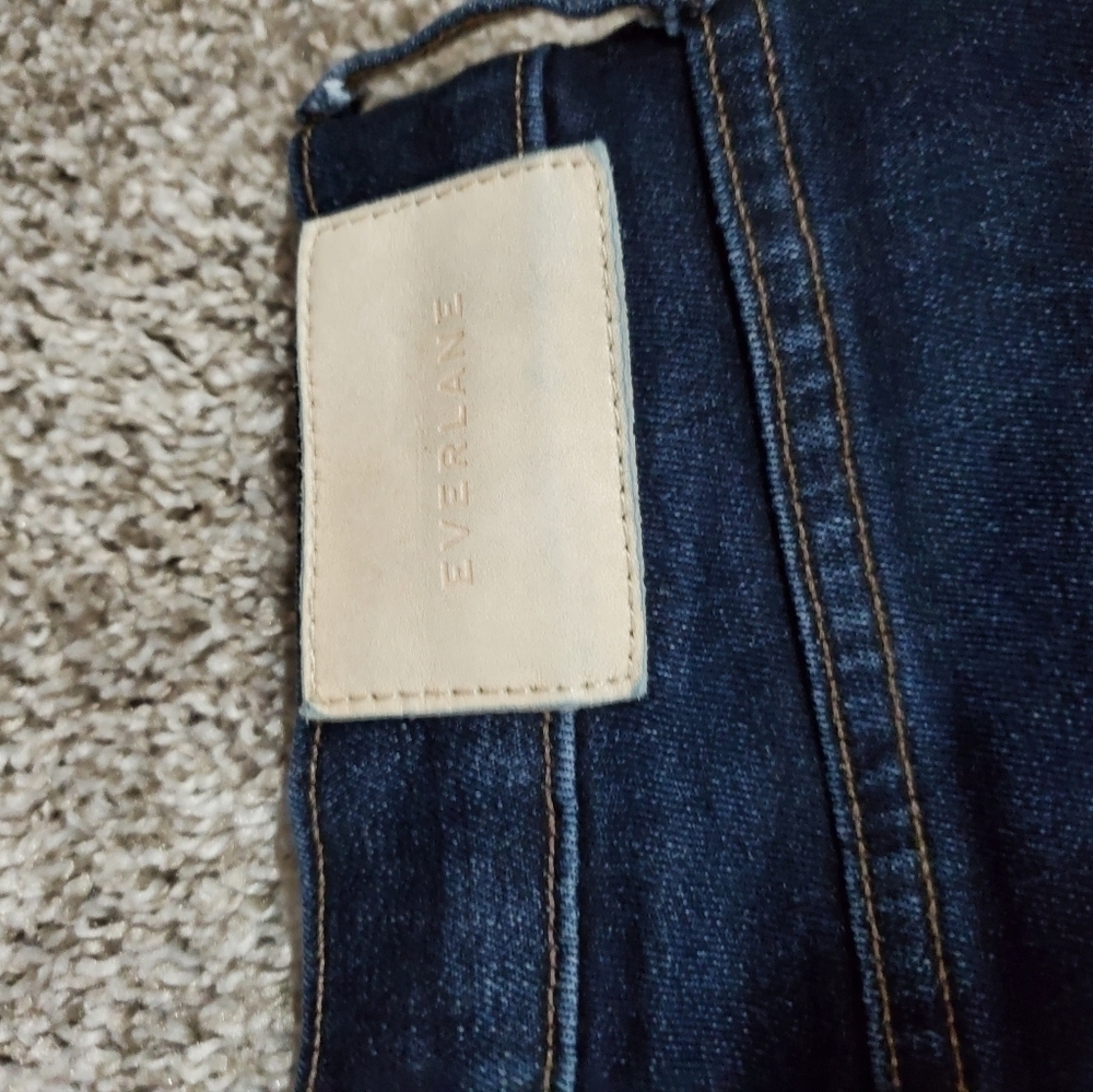 Everlane Dark Wash High Rise Skinny Jeans - Picture 6 of 9